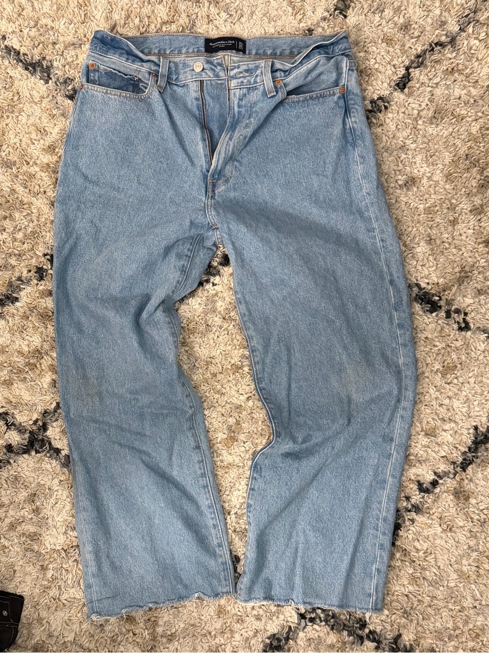 Straight Fit Men’s Abercrombie & Fitch Jeans